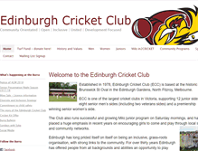 Tablet Screenshot of edinburghcricketclub.com